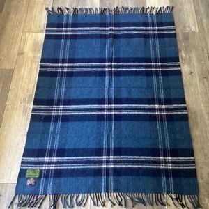 Vintage Wool Throw Archie Brown & Son of Bermuda